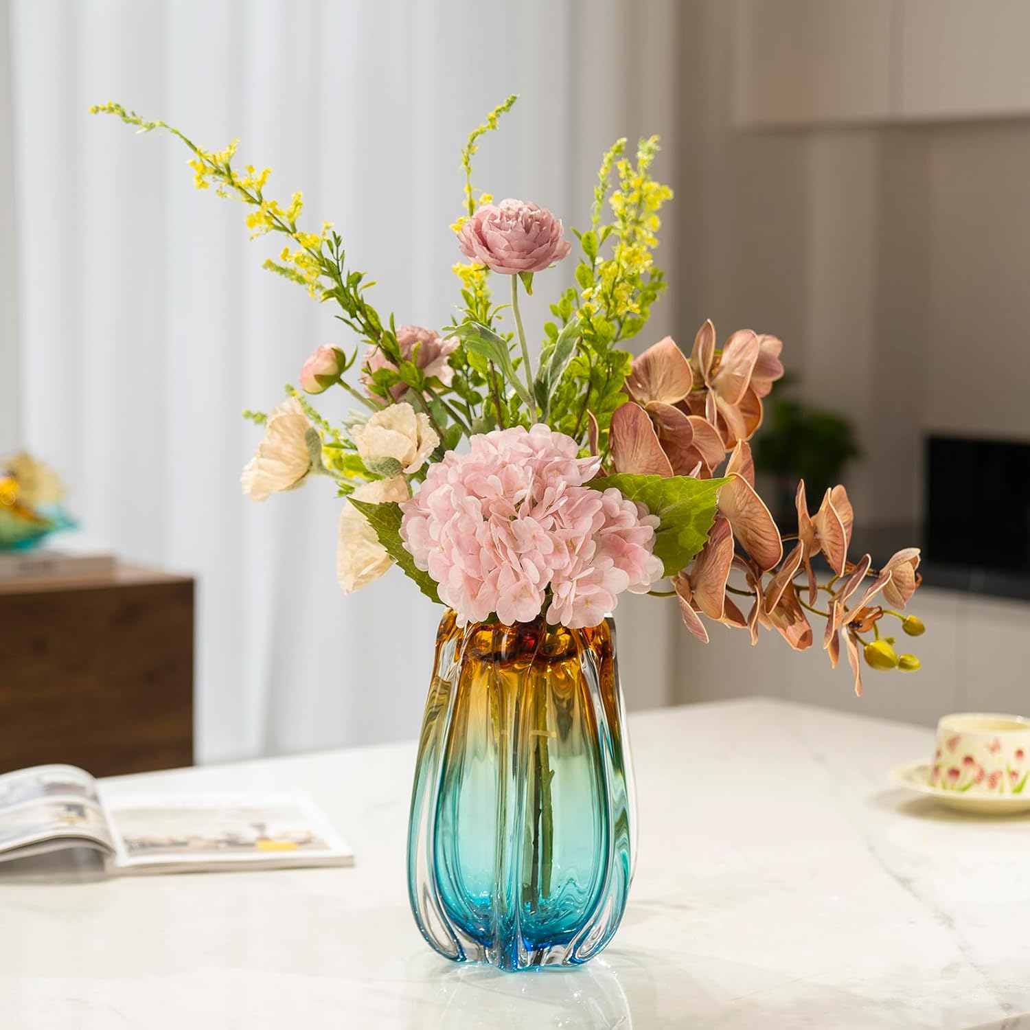 Modern Glass Flower Vase - View 7