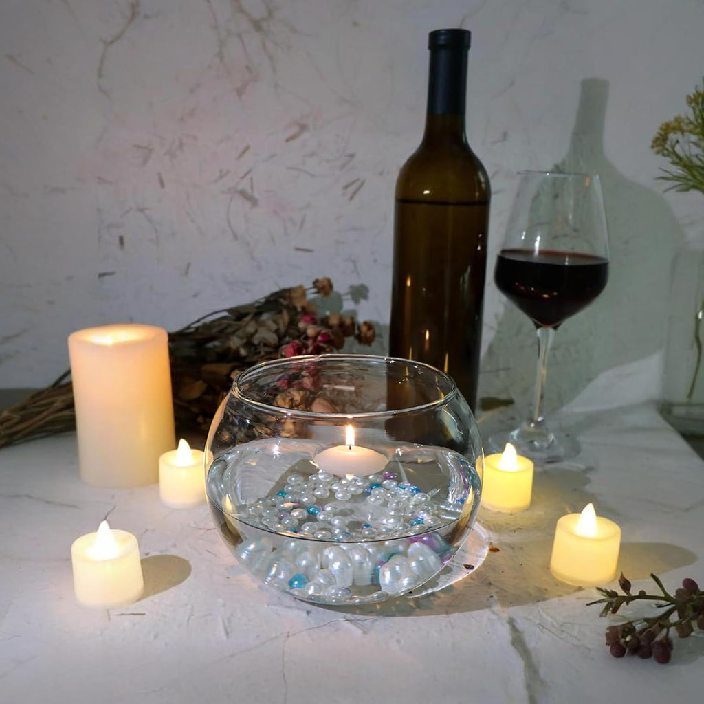 Round Glass Candle — Set of 4 - View 6