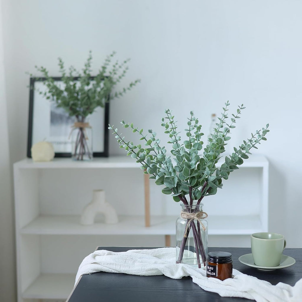 Farmhouse Glass Artificial Plant — 17.5" - View 4