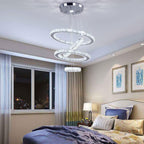 Adjustable Luxe White Chandelier - View 2