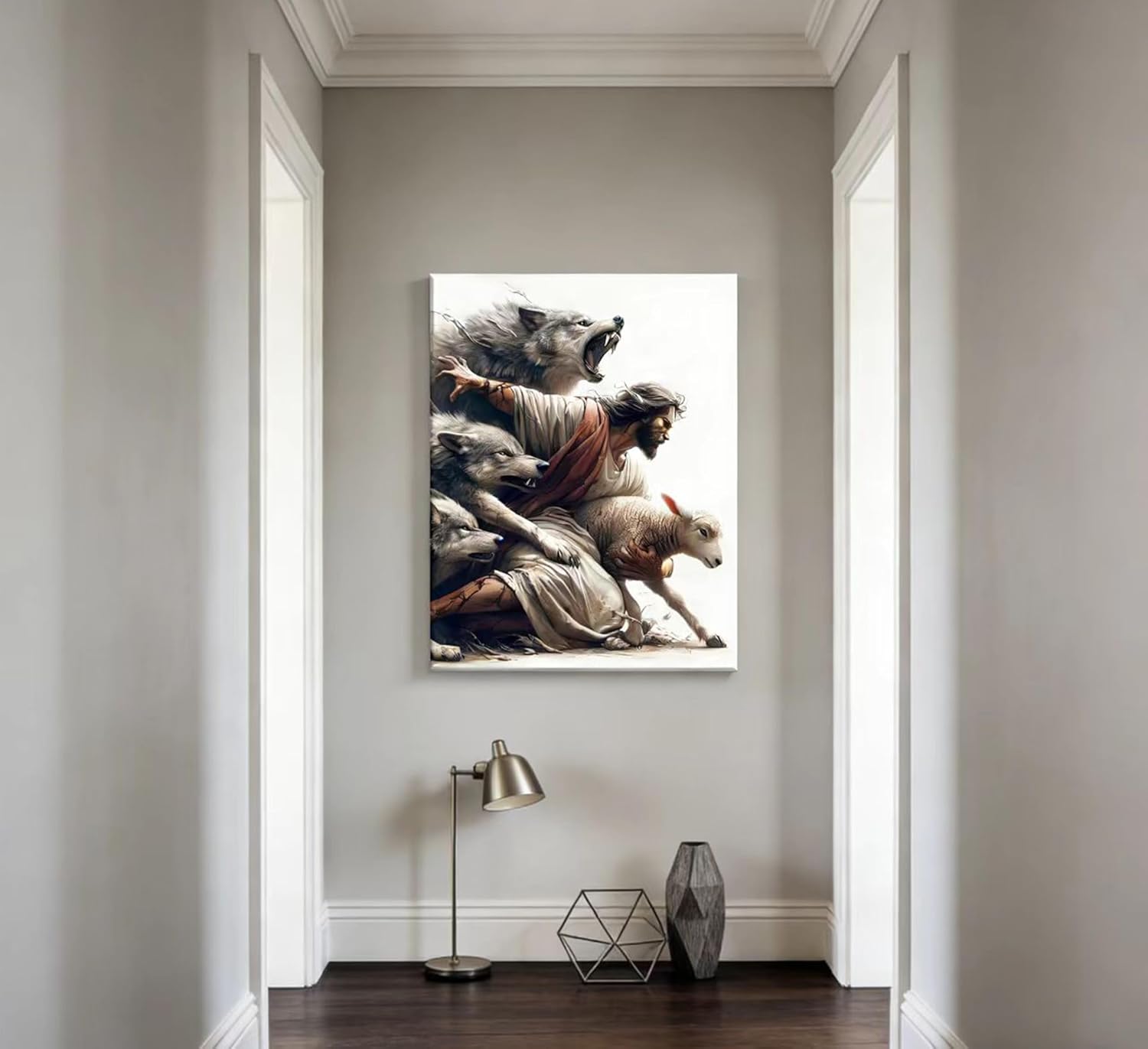 Black Canvas Wall Art — 16" - View 7