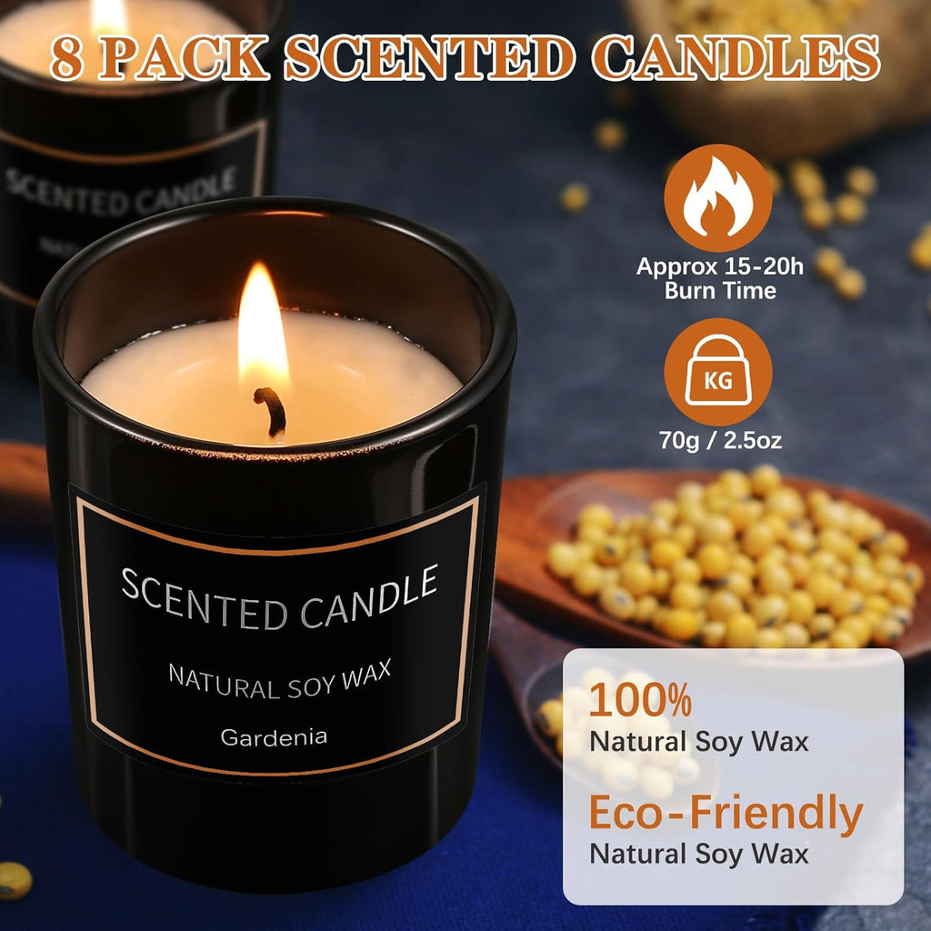 Scented Black Candle - View 6