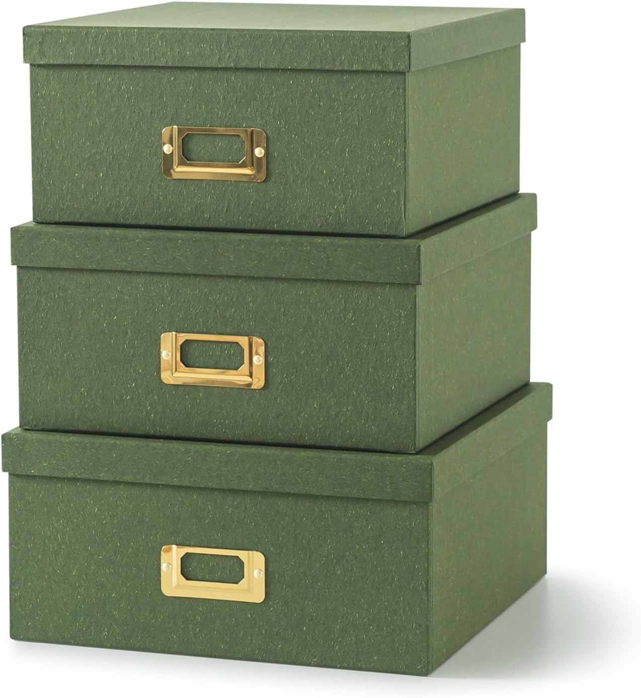 Luxe Green Home Decor — Set of 3 — Green