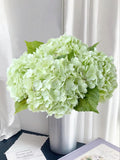 Blue Artificial Flowers — 20" — Light Green