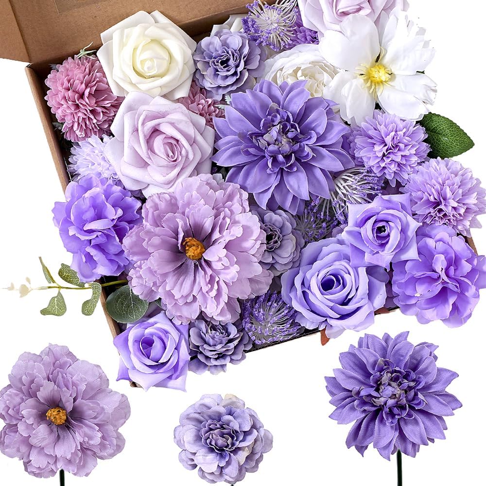 Blue Artificial Flowers — Lavender Mist