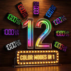 RGB Black Wall Clock — 18" - View 3