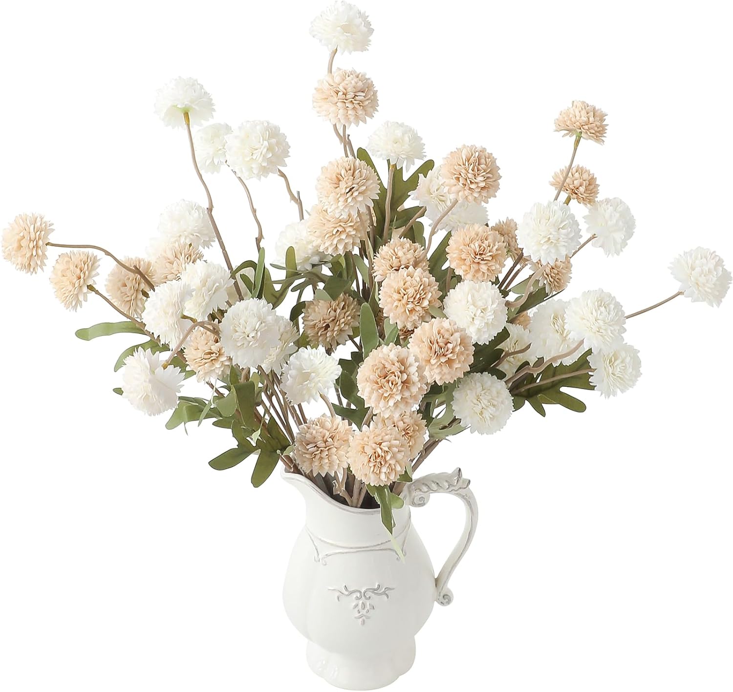 Beige Artificial Flowers — Beige & Ivory
