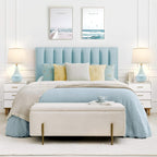 Modern Beige Nightstand Lamp — 18" - View 7
