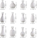 Modern Black Vase Set — Set of 12 - View 5
