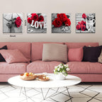 Framed Modern Blue Wall Decor — 20x20 - View 3