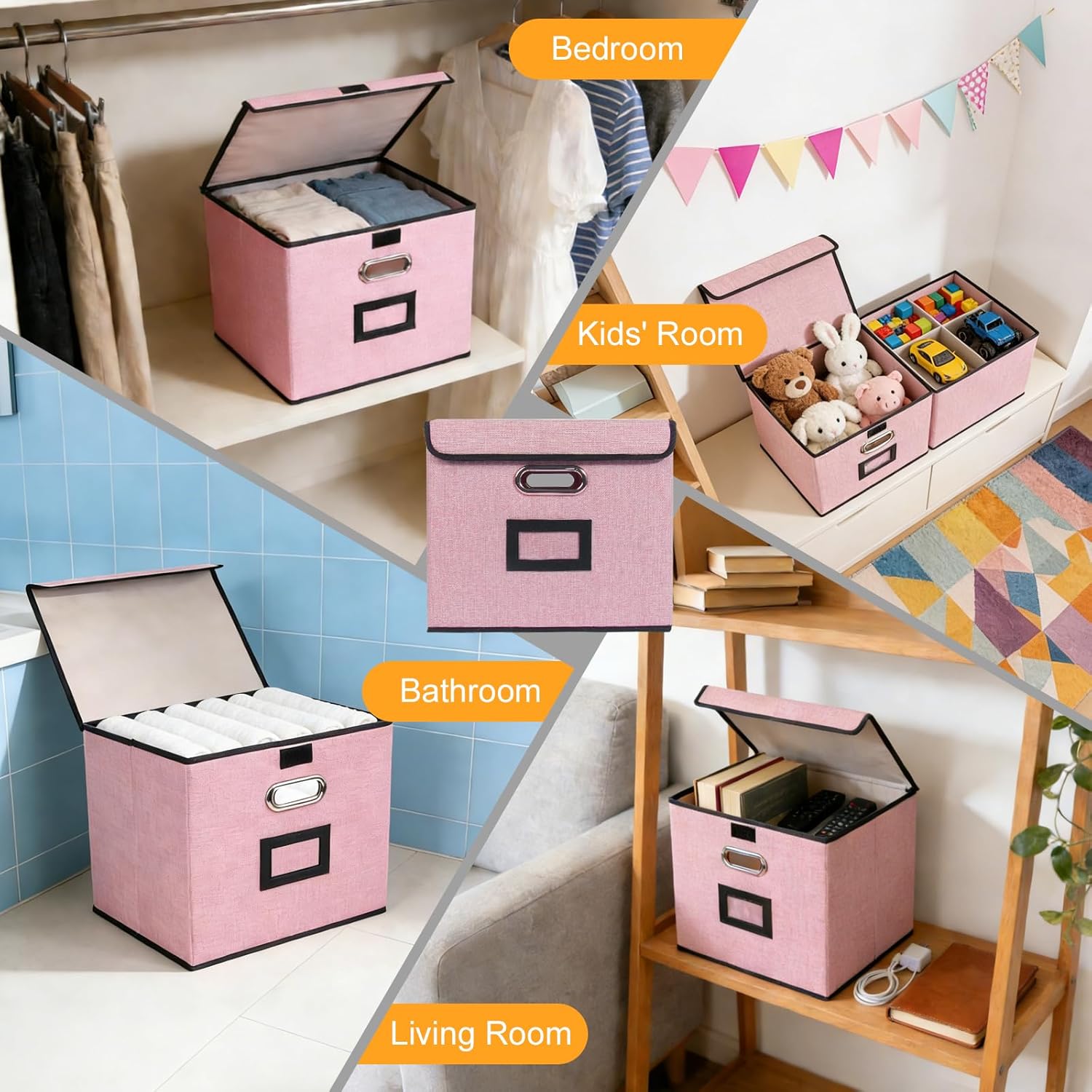 Grey Storage Bin — 63" - View 6
