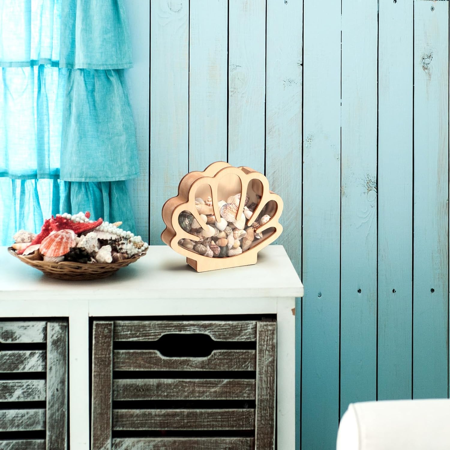 Wood Storage Basket — 7" - View 4