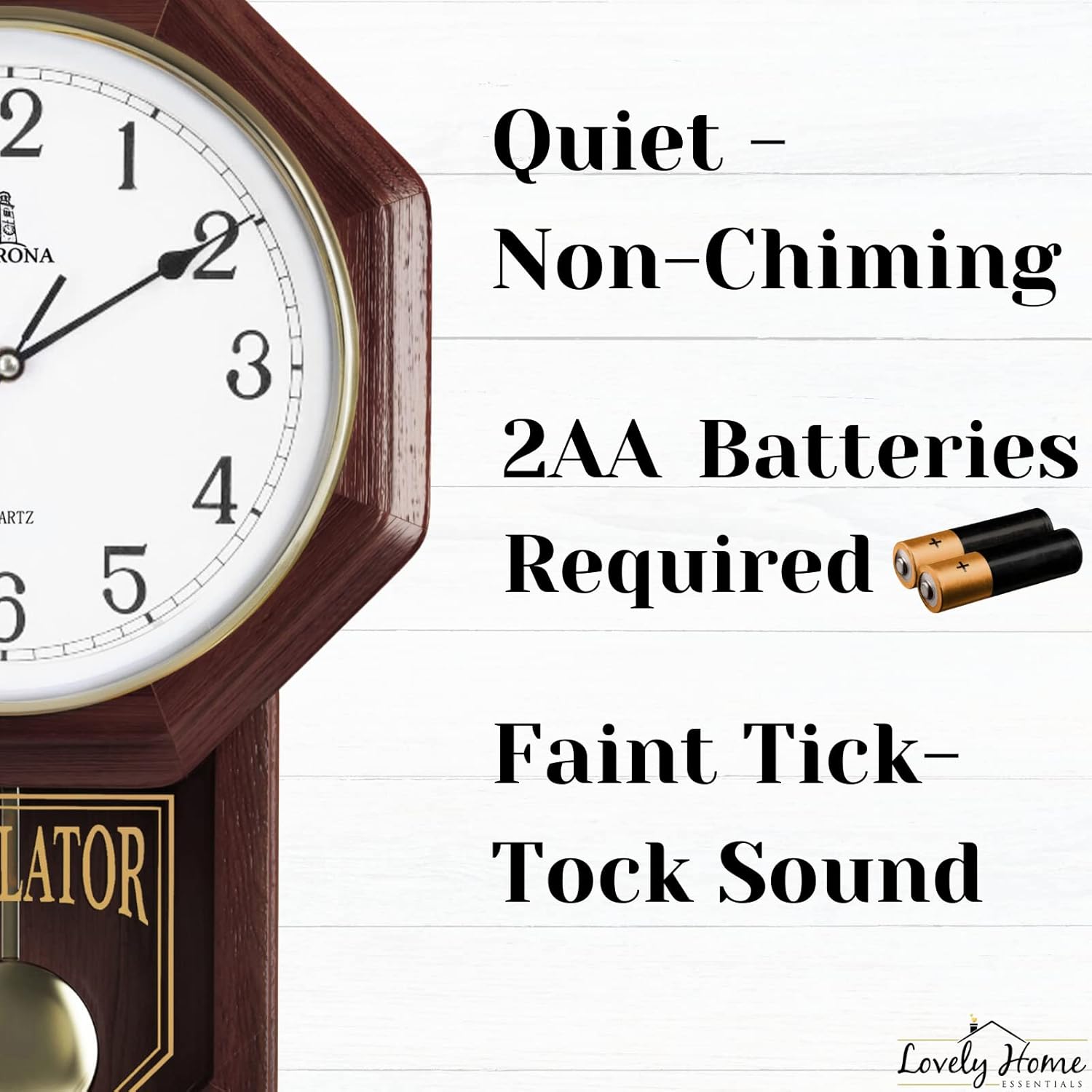 Battery Operated Brown Wall Decor — 18x11 - View 6
