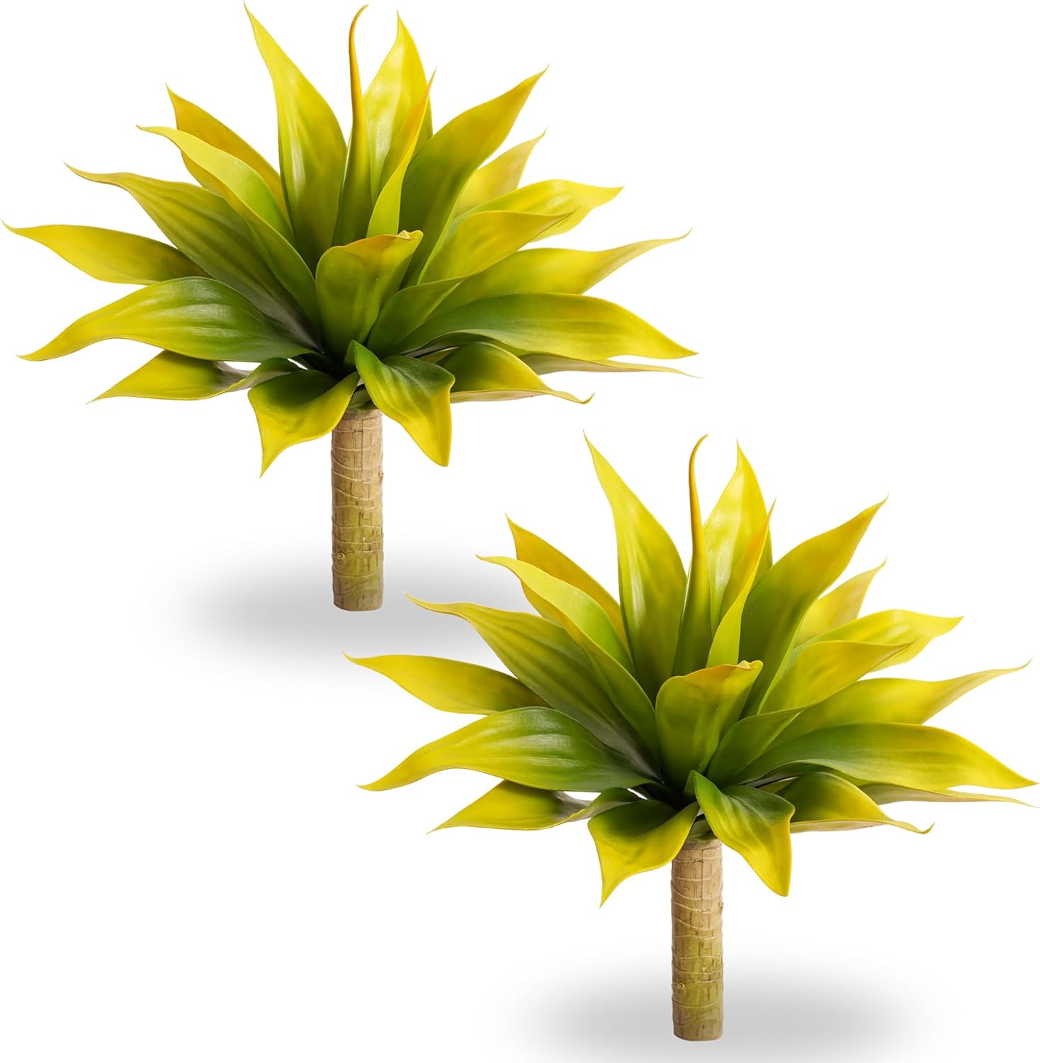 Green Artificial Plant — 22" — 22"yellow