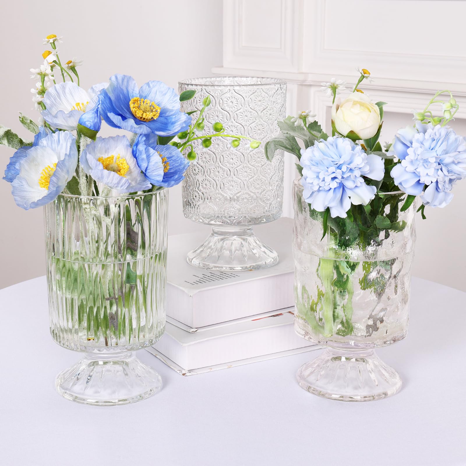 Vintage Glass Vase — 7"