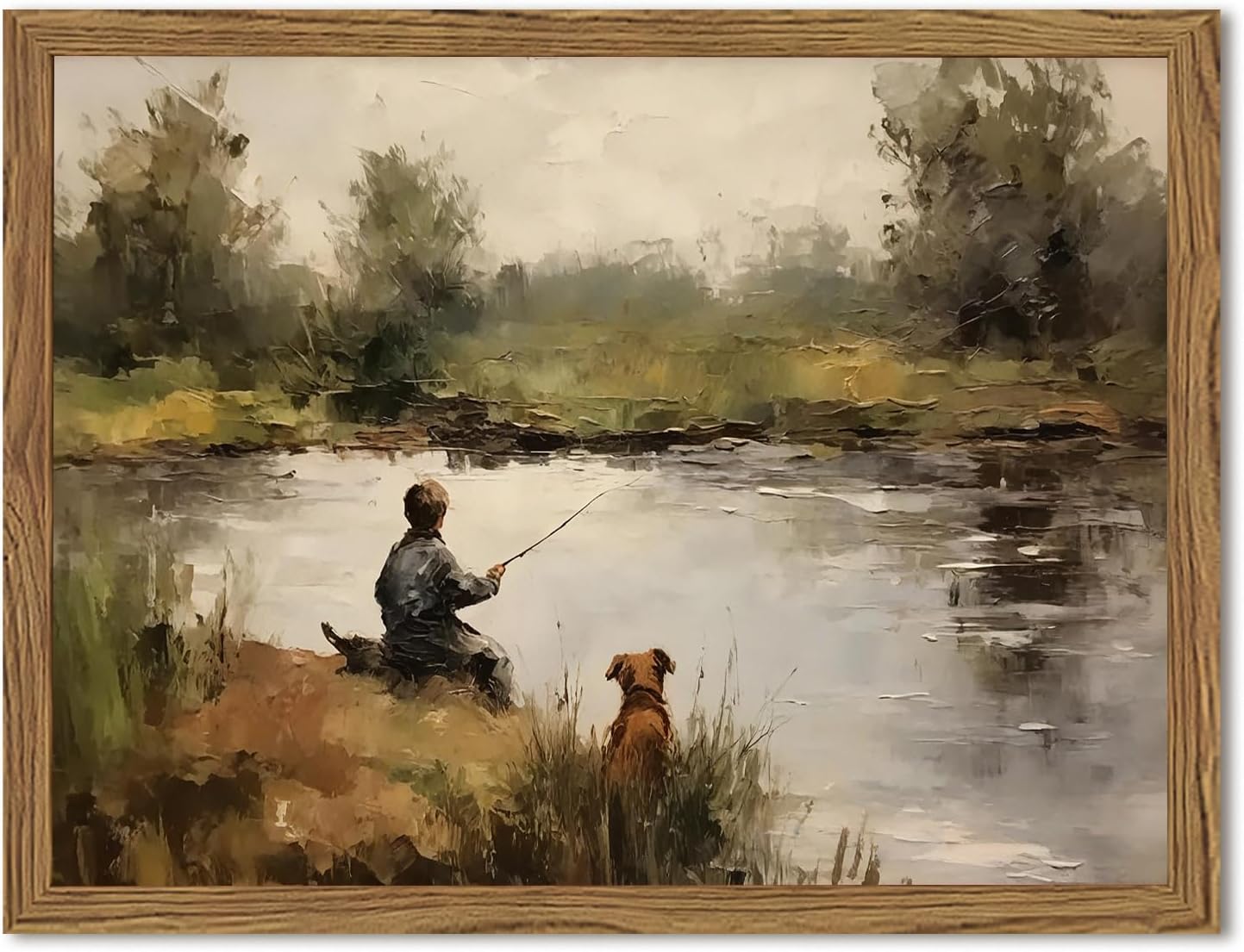 Framed Farmhouse Wood Wall Decor — 10" — 16"L x 12"W