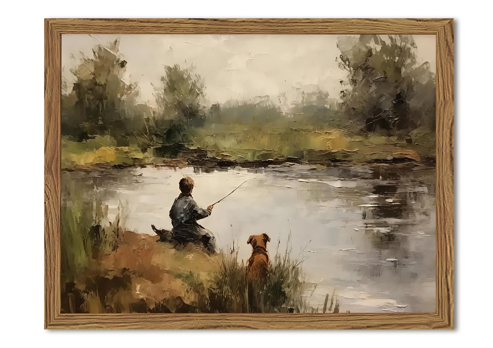 Framed Farmhouse Wood Wall Decor — 10"