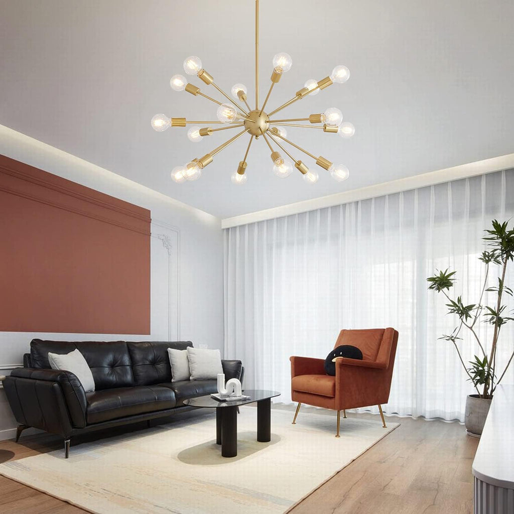 Luxe Black Chandelier - View 8