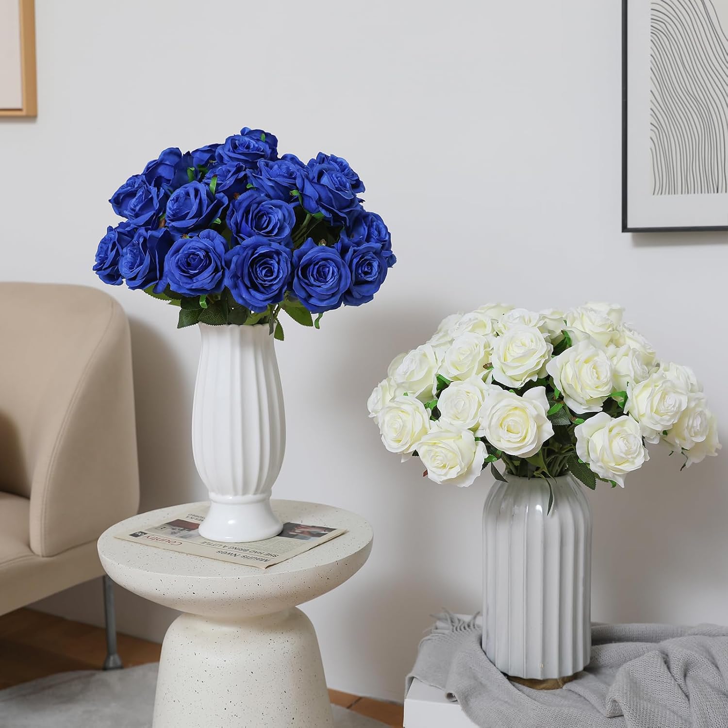 Black Artificial Flowers - View 4