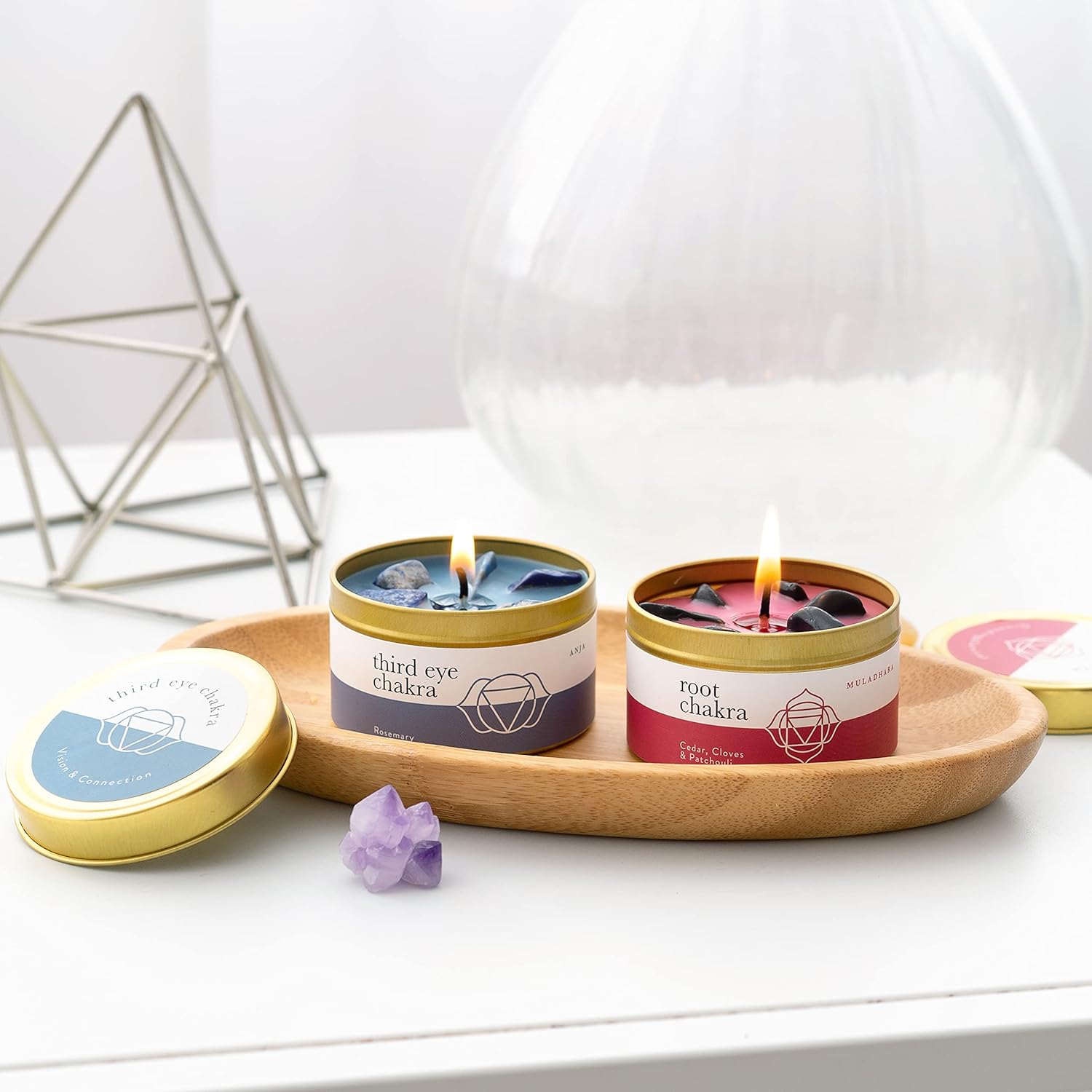Luxe Glass Candle — Set of 7 - View 6