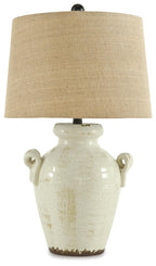 Farmhouse Ceramic Table Lamp — 27"