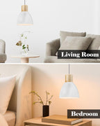 Modern Black Pendant Light - View 6
