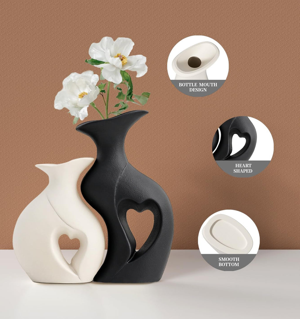 Boho Beige Flower Vase — Set of 2 - View 4