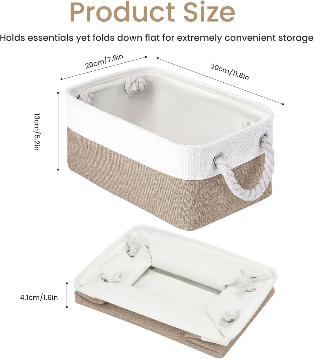 Beige Storage Bin — 2" - View 4