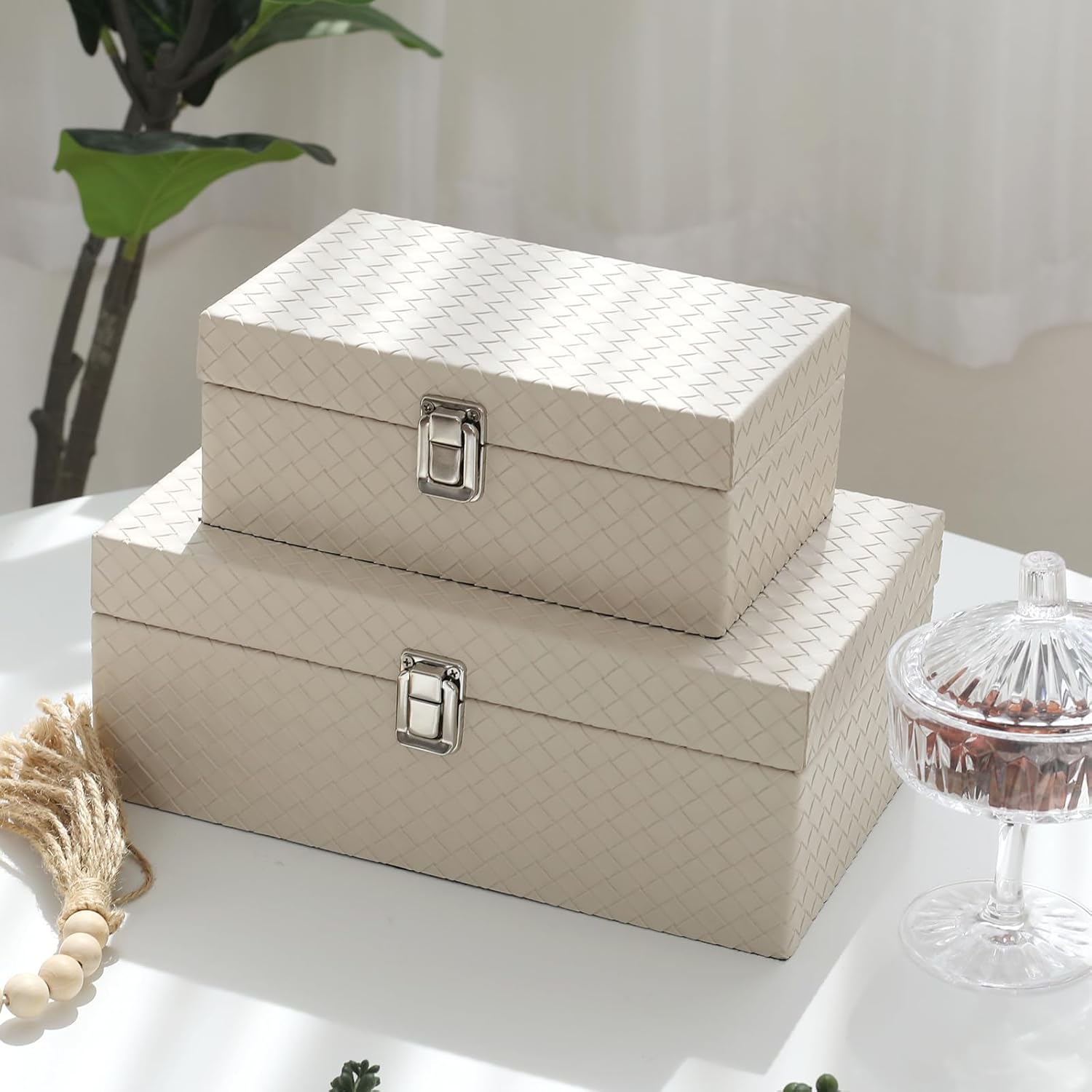 Gold Storage Basket — Set of 2 - View 6