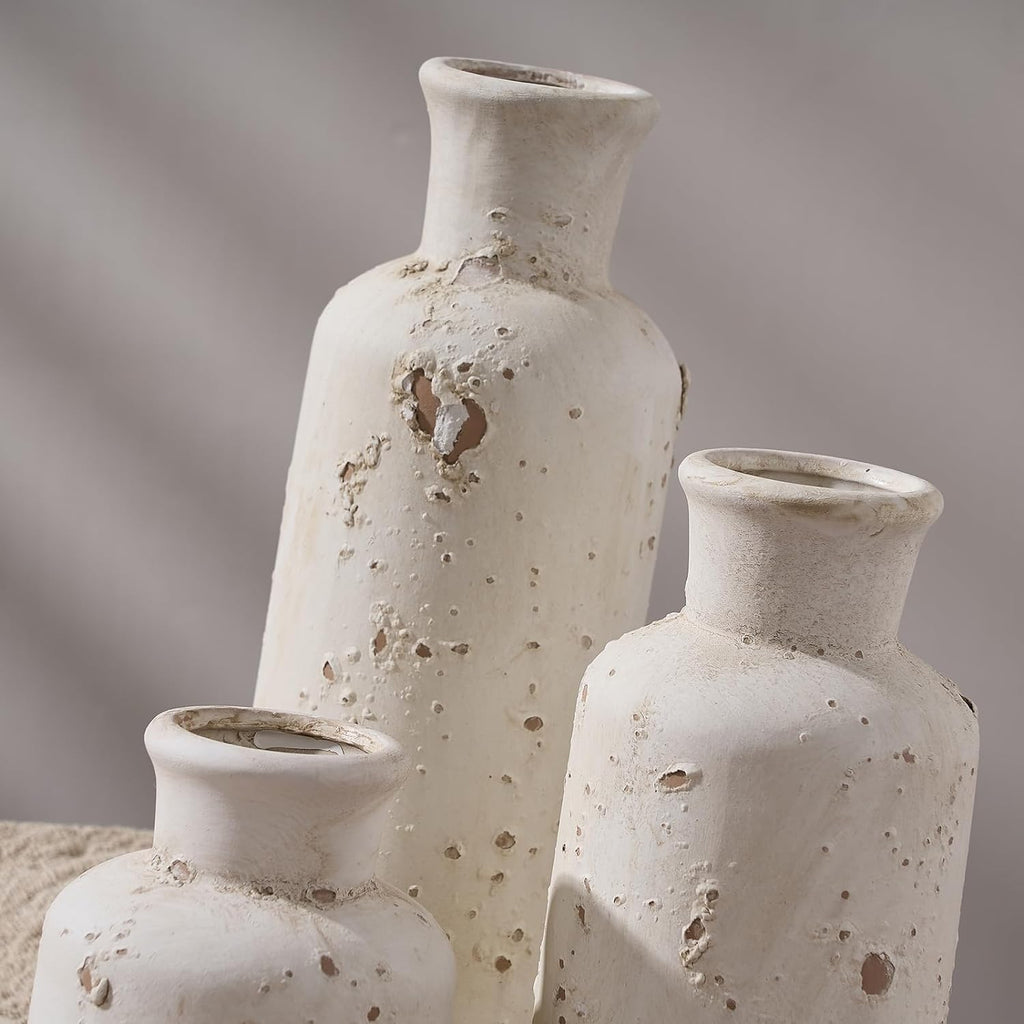 Farmhouse Brown Decorative Vase — Set of 3 - View 5