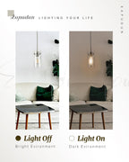Adjustable Farmhouse Black Pendant Light - View 4