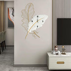 Battery Operated Luxe Black Wall Clock — 8" - View 3
