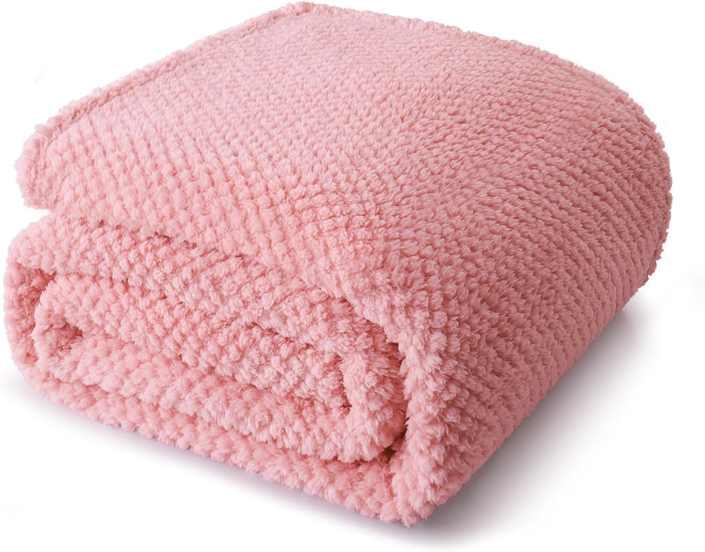 Black Throw Pillow — 70" — Pink