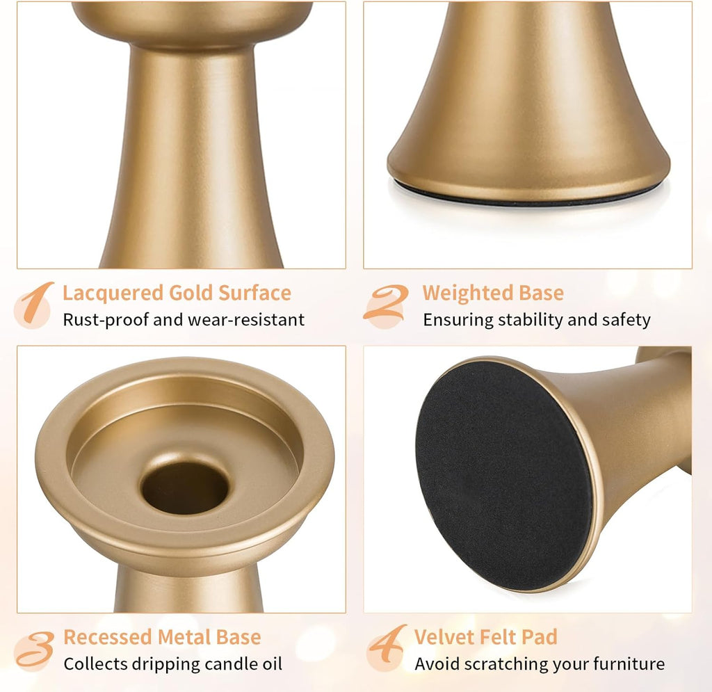 Luxe Metal Candle — Set of 2 - View 5