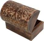 Handcrafted Brown Storage Basket — 6" - View 3