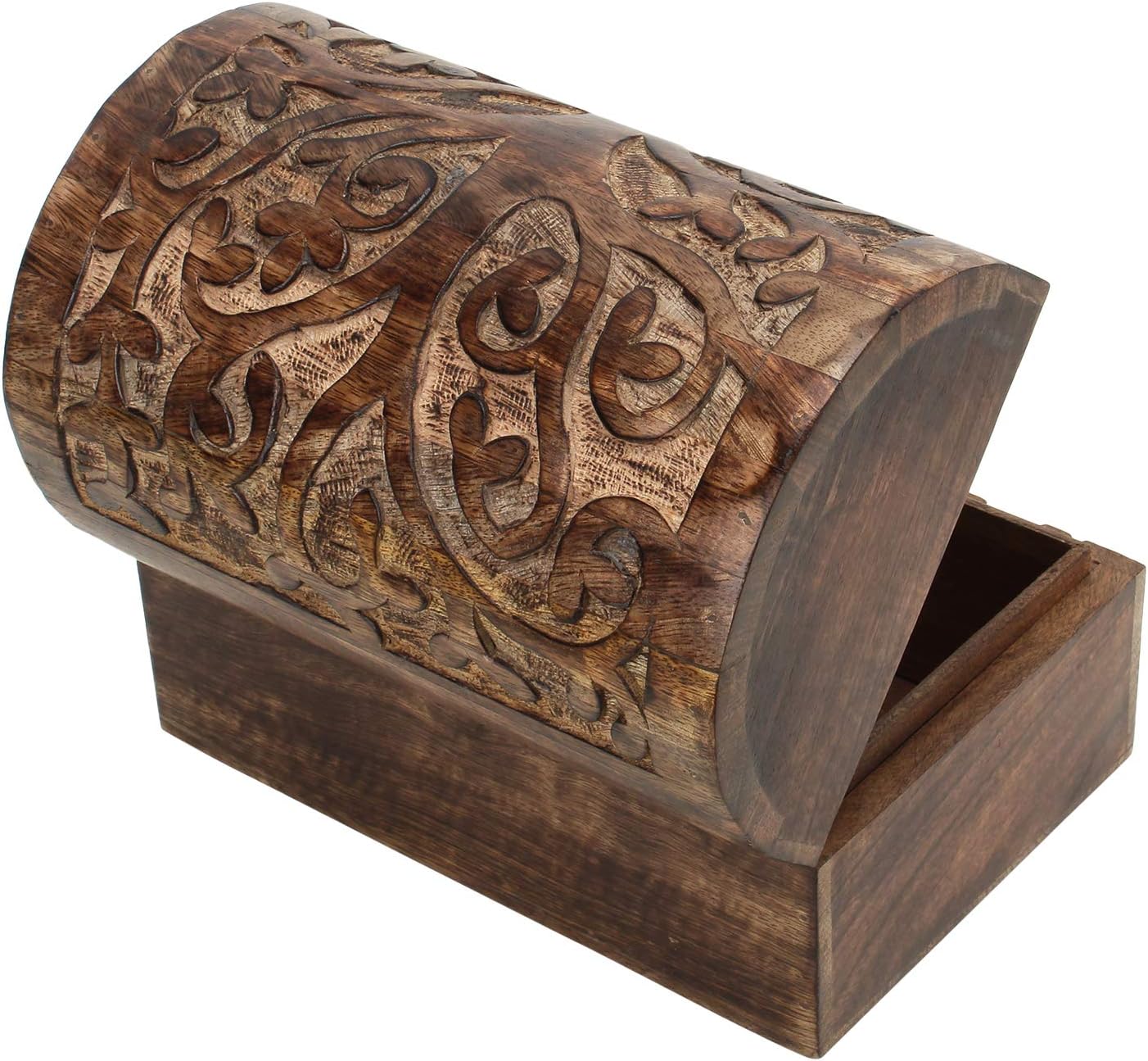 Handcrafted Brown Storage Basket — 6" - View 3