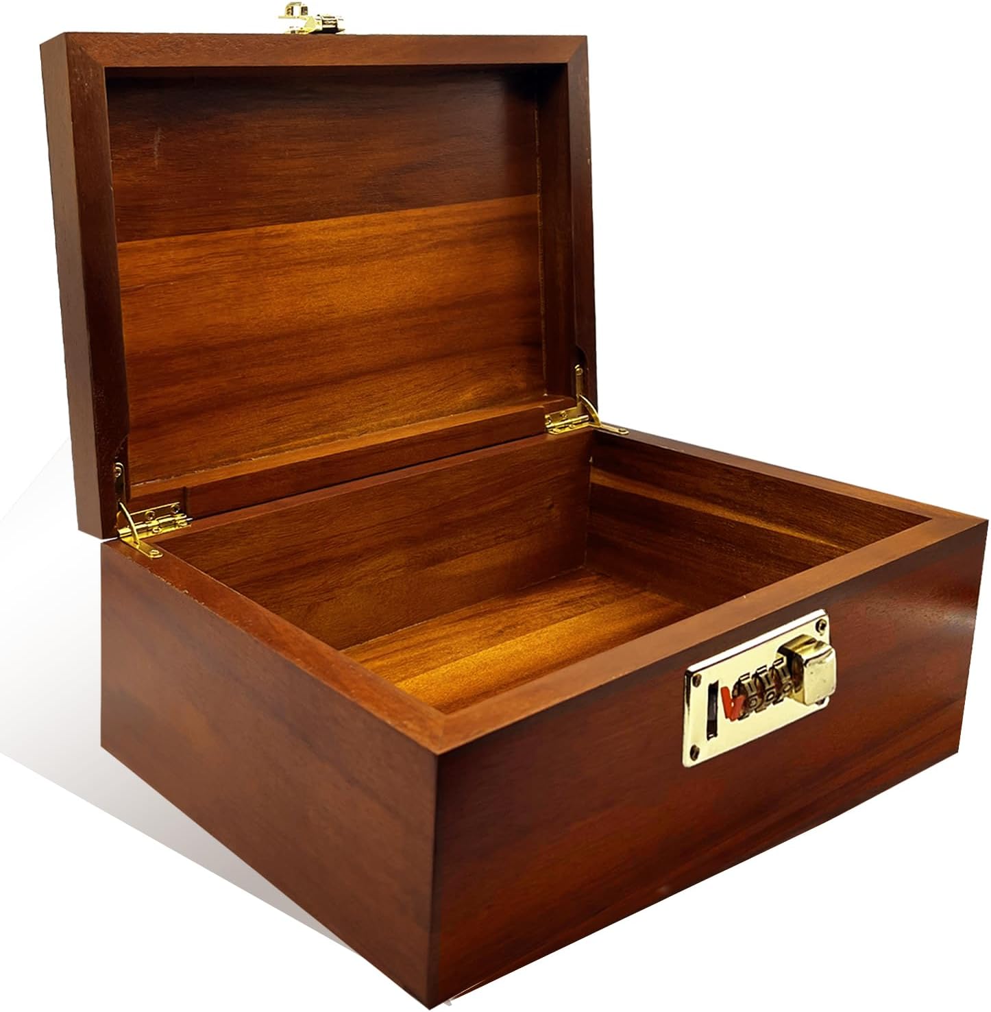 Wood Storage Basket — Code Lock