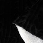 Velvet Luxe Black Throw Pillow — 50" - View 7
