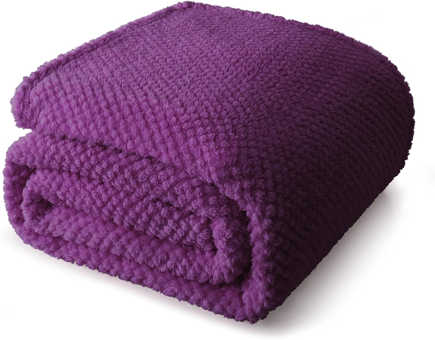 Black Throw Pillow — 70" — Purple
