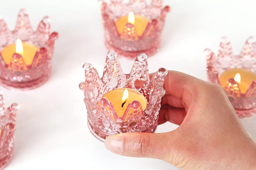 Gold Candle — Set of 12 — Pink