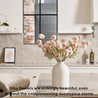 Pom Pom Beige Artificial Flowers - View 8
