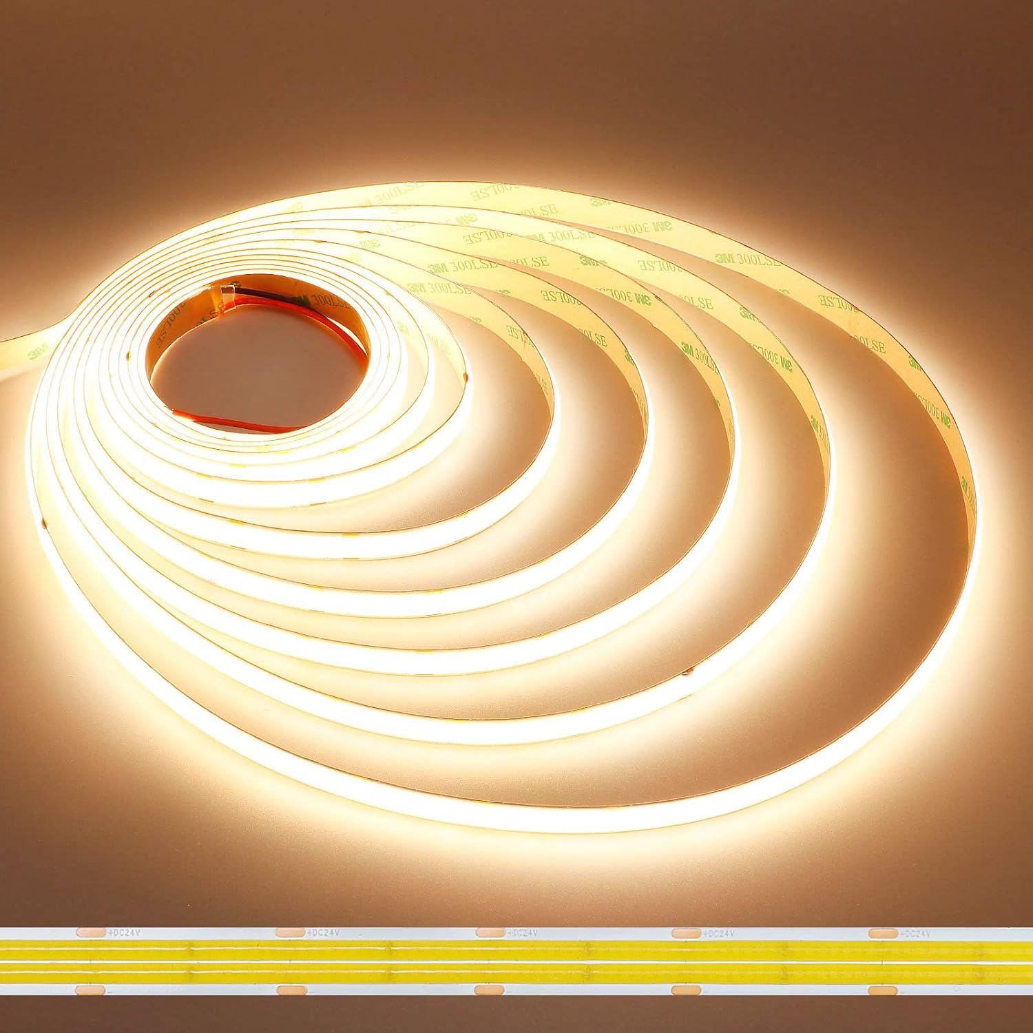 Dimmable Metal LED Strip Lights — 3000K
