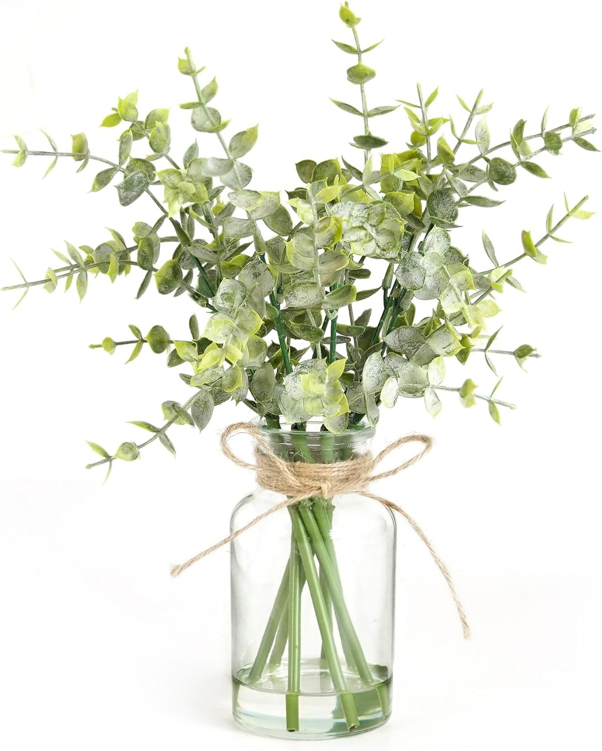 Glass Artificial Plant — Sage Green Eucalyptus