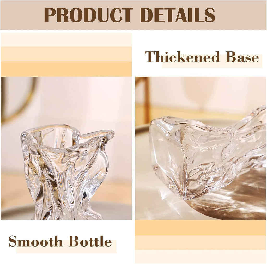 Modern Beige Flower Vase — 6" - View 6