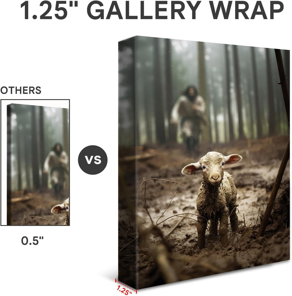 Grey Canvas Wall Art — 12" - View 4