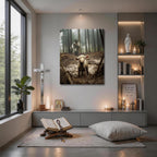 Grey Canvas Wall Art — 12" - View 7
