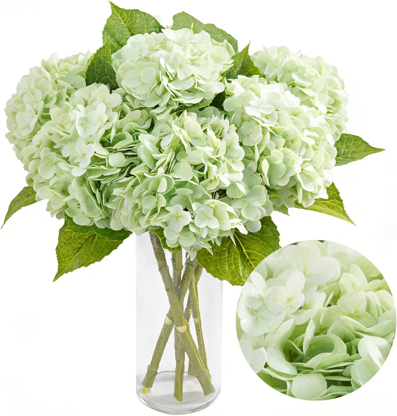Blue Artificial Plant — 21" — Light Green