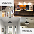 Beige Pendant Light — 12" - View 5