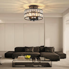 Luxe Black Chandelier — 12.6" - View 4