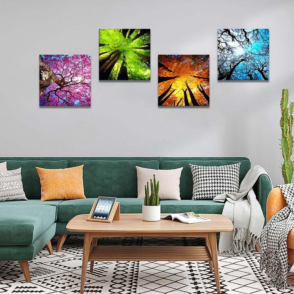 Framed Modern Beige Wall Art — 12" - View 2
